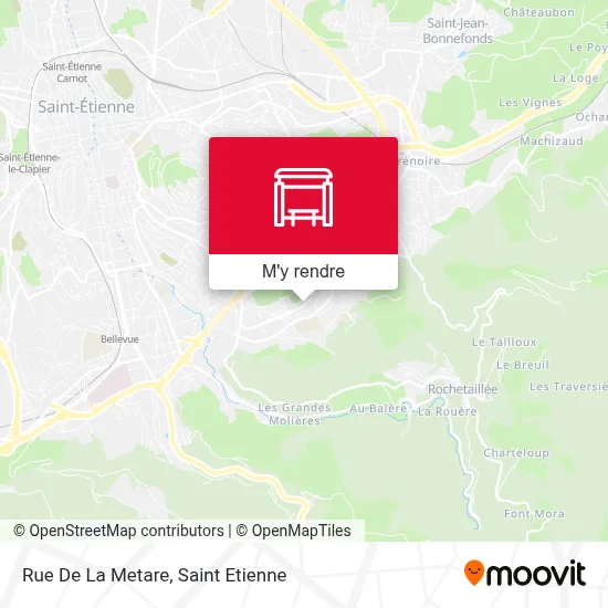 Rue De La Metare plan
