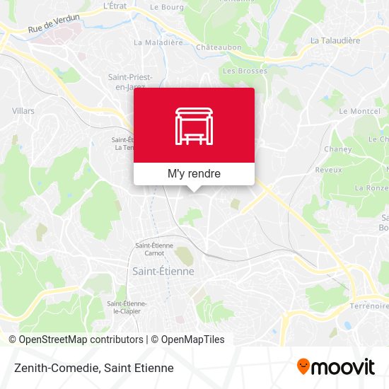 Zenith-Comedie plan
