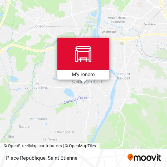 Place Republique plan