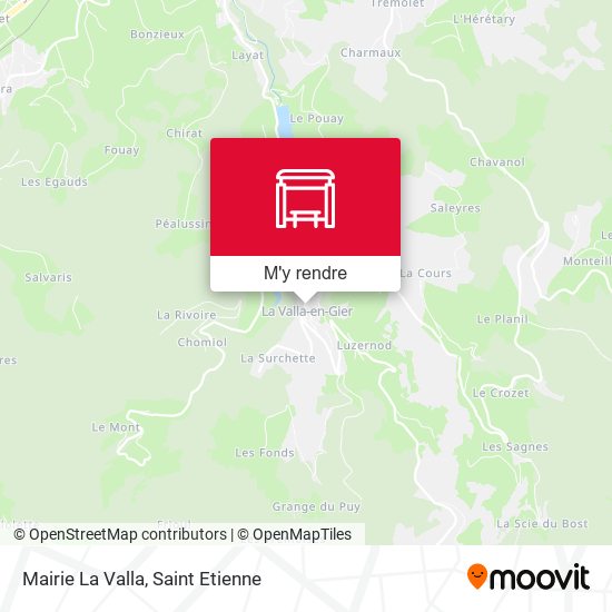 Mairie La Valla plan