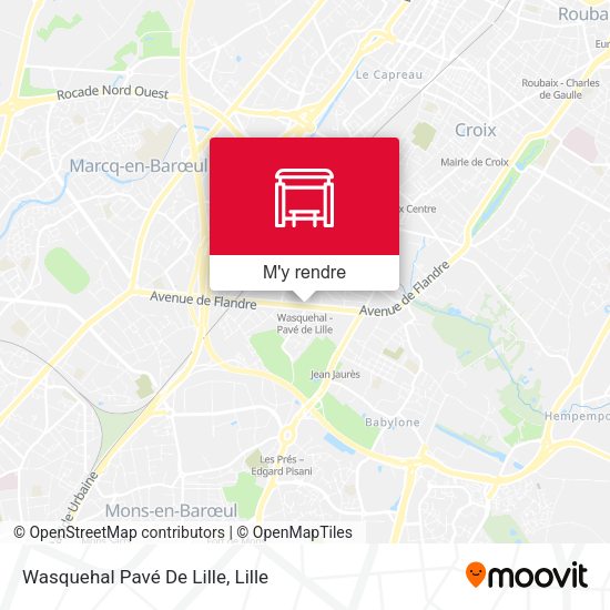 Wasquehal Pavé De Lille plan
