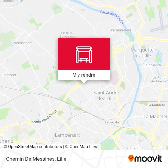 Chemin De Messines plan
