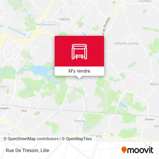 Rue De Tressin plan