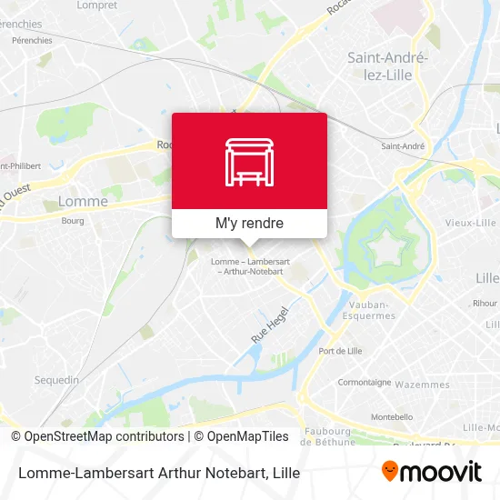 Lomme-Lambersart Arthur Notebart plan
