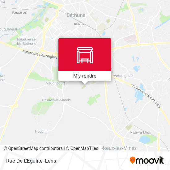 Rue De L'Egalite plan