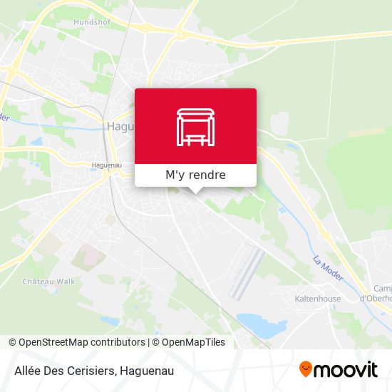 Allée Des Cerisiers plan