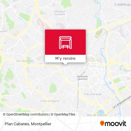 Comment aller à Plan Cabanes à Montpellier en Bus ou Tram ? | Moovit