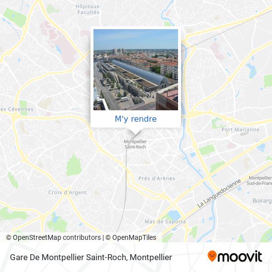 Gare De Montpellier Saint-Roch plan