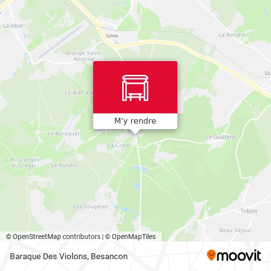 Baraque Des Violons plan