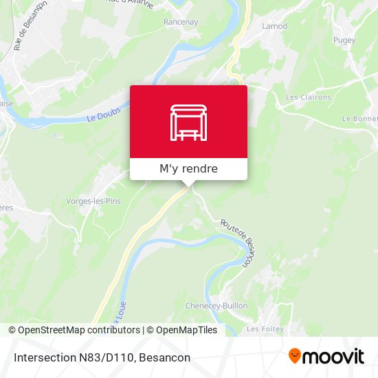 Intersection N83/D110 plan