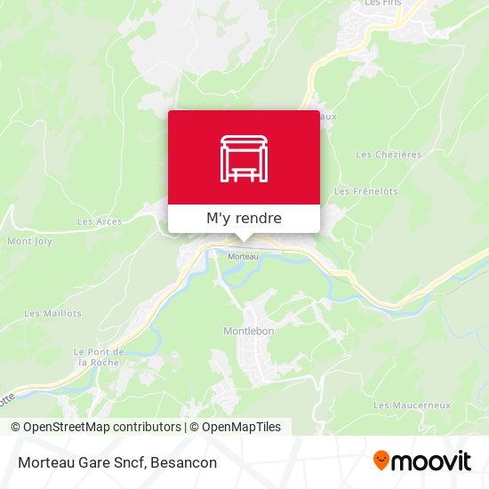 Morteau Gare Sncf plan