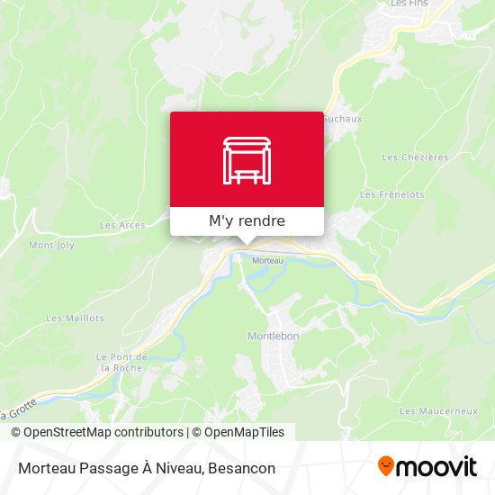 Morteau Passage À Niveau plan