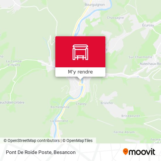 Pont De Roide Poste plan