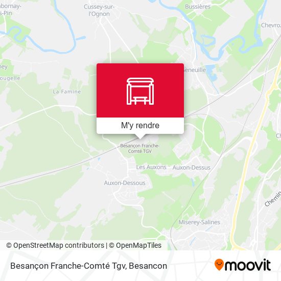 Besançon Franche-Comté Tgv plan