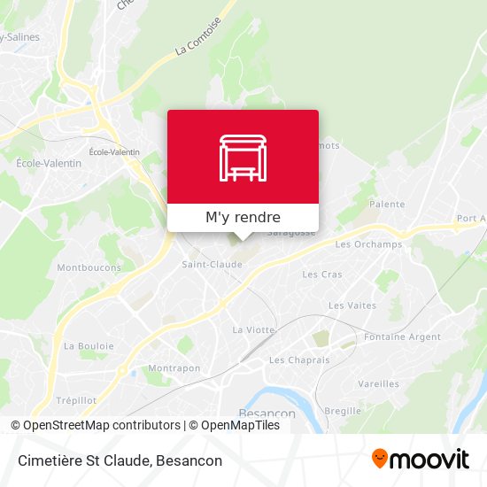 Cimetière St Claude plan