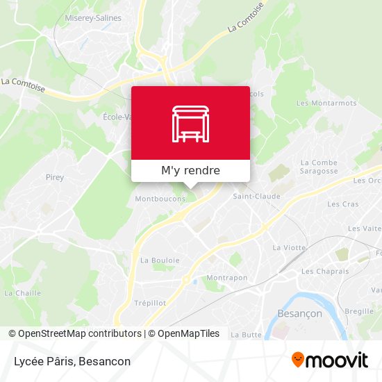 Lycée Pâris plan