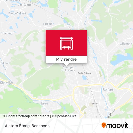 Alstom Étang plan
