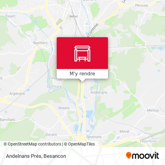 Andelnans Prés plan