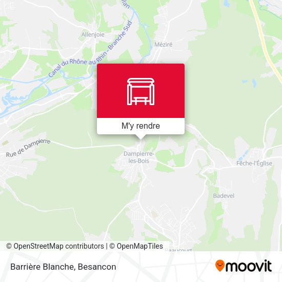 Barrière Blanche plan