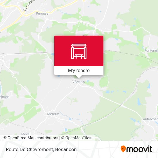 Route De Chèvremont plan