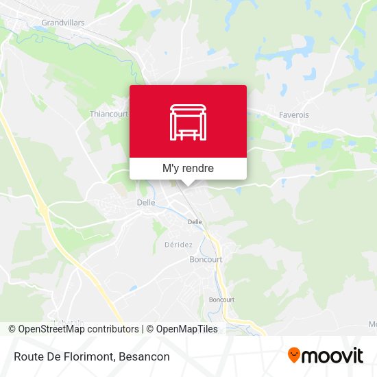 Route De Florimont plan