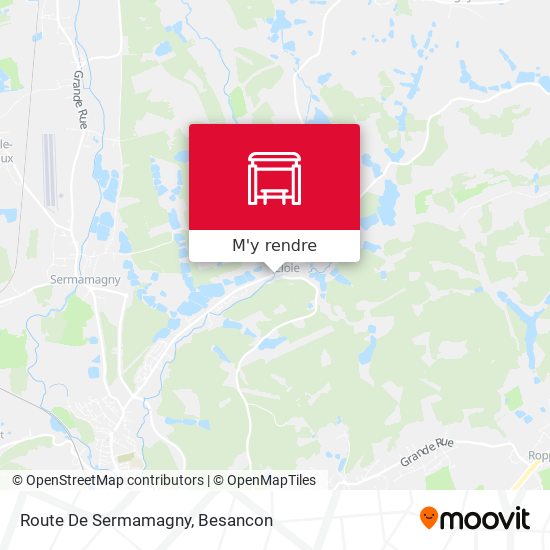 Route De Sermamagny plan