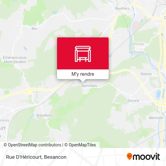 Rue D'Héricourt plan