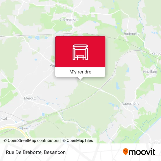 Rue De Brebotte plan