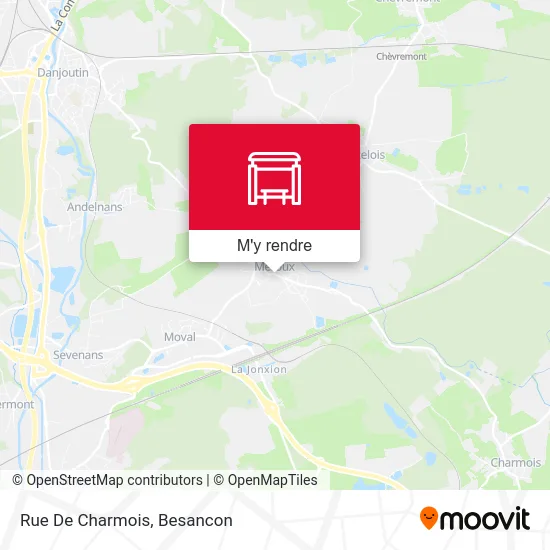 Rue De Charmois plan