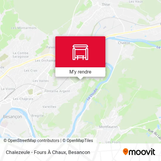 Chalezeule - Fours À Chaux plan