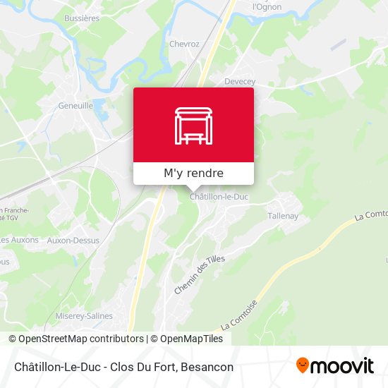 Châtillon-Le-Duc - Clos Du Fort plan