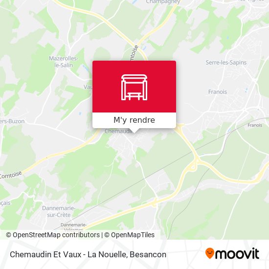 Chemaudin Et Vaux - La Nouelle plan