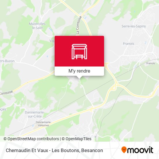 Chemaudin Et Vaux - Les Boutons plan