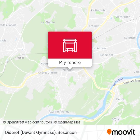 Diderot (Devant Gymnase) plan