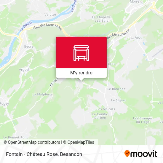 Fontain - Château Rose plan