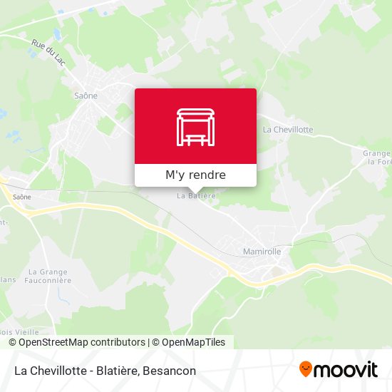La Chevillotte - Blatière plan