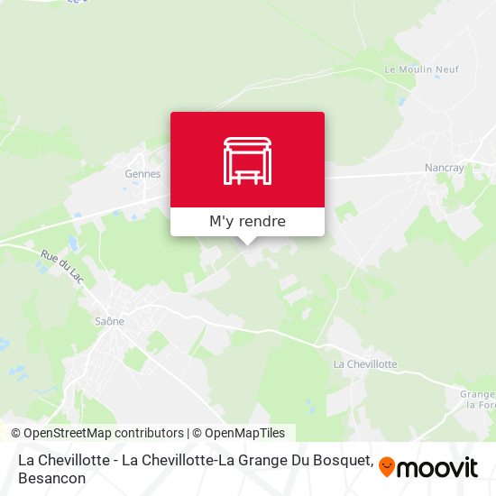 La Chevillotte - La Chevillotte-La Grange Du Bosquet plan