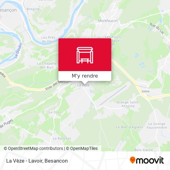 La Vèze - Lavoir plan