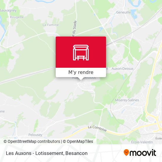 Les Auxons - Lotissement plan