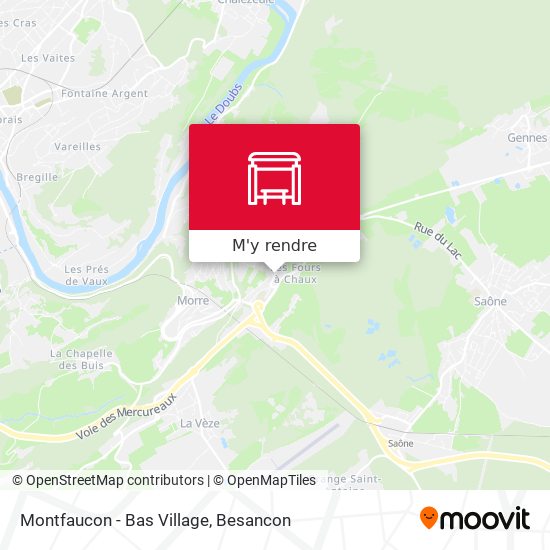 Montfaucon - Bas Village plan