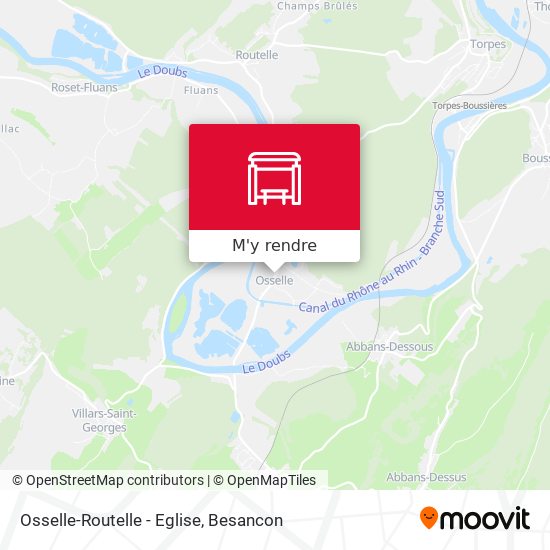 Osselle-Routelle - Eglise plan