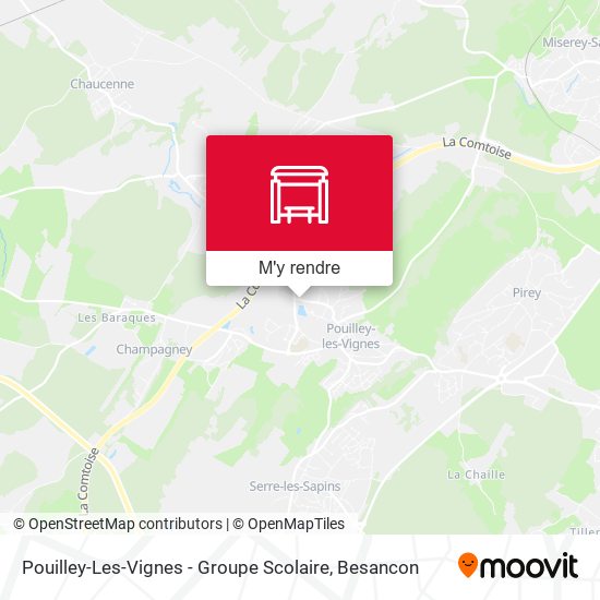 Pouilley-Les-Vignes - Groupe Scolaire plan