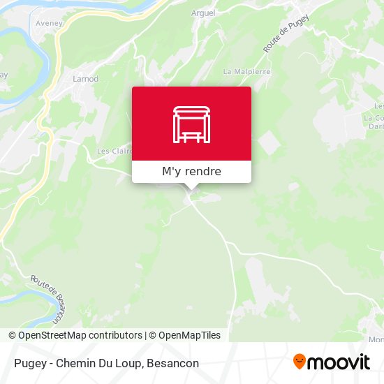 Pugey - Chemin Du Loup plan