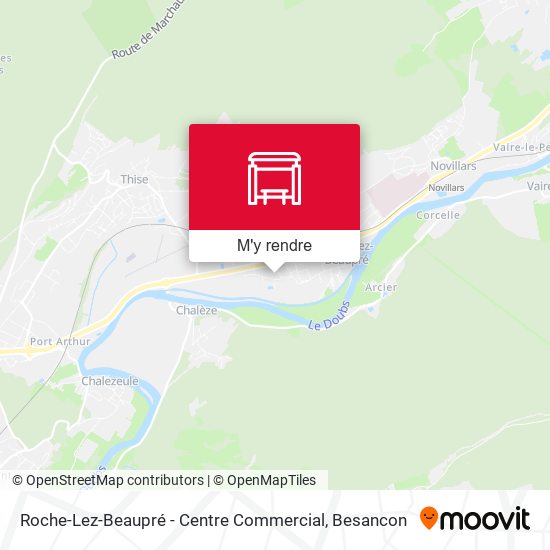 Roche-Lez-Beaupré - Centre Commercial plan