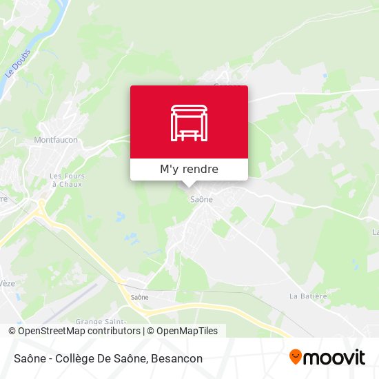 Saône - Collège De Saône plan