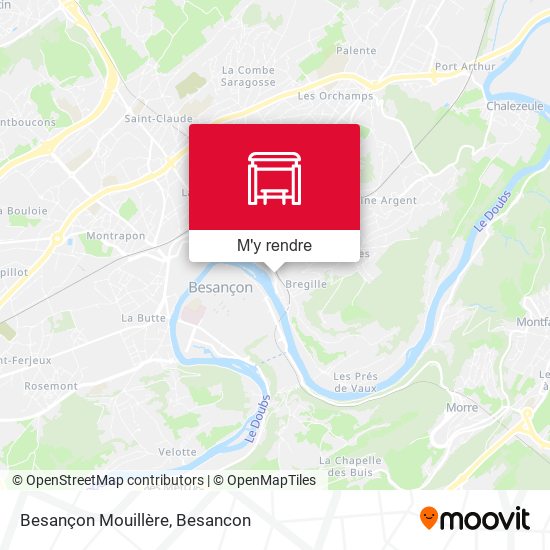Besançon Mouillère plan