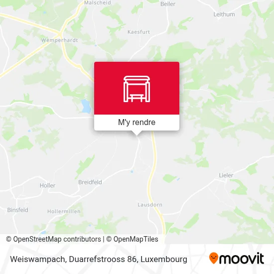 Weiswampach, Duarrefstrooss 86 plan