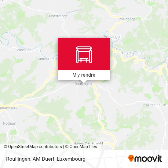 Roullingen, AM Duerf plan