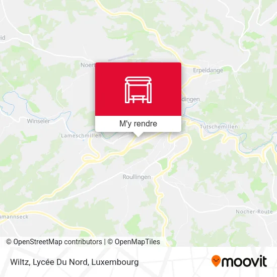 Wiltz, Lycée Du Nord plan