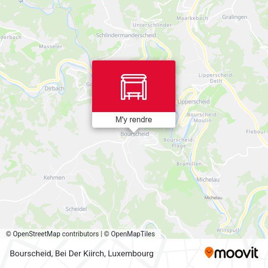 Bourscheid, Bei Der Kiirch plan